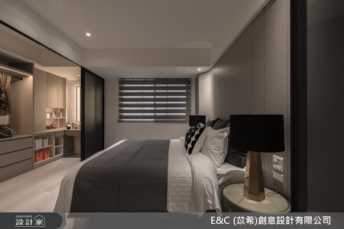 53坪老屋(31~40年)＿現代風臥室更衣間案例圖片＿苡希E&C創意設計有限公司＿苡希_27.台北_53坪現代風之24