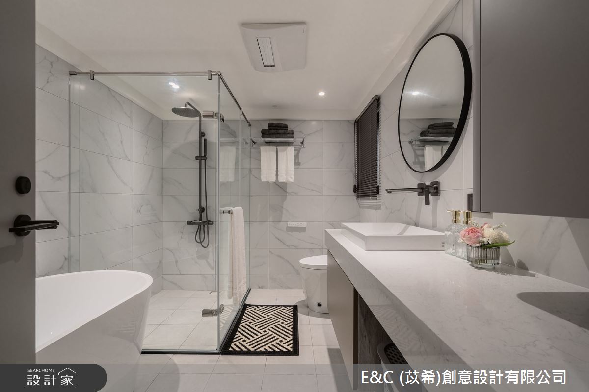 60坪老屋(16~30年)＿現代風浴室案例圖片＿苡希E&C創意設計有限公司＿苡希_28.新北_60坪現代風之31