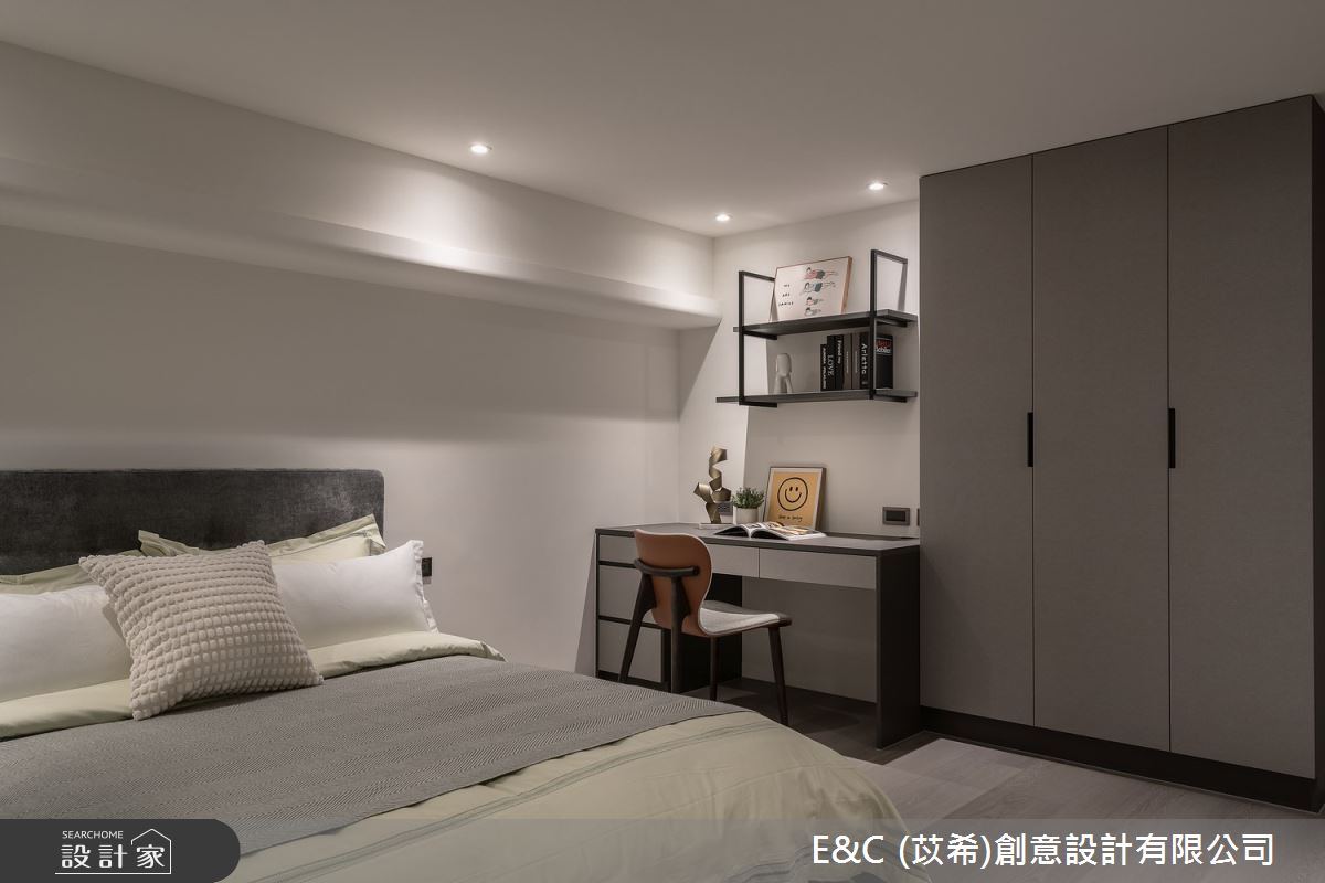 60坪老屋(16~30年)＿現代風臥室案例圖片＿苡希E&C創意設計有限公司＿苡希_28.新北_60坪現代風之30