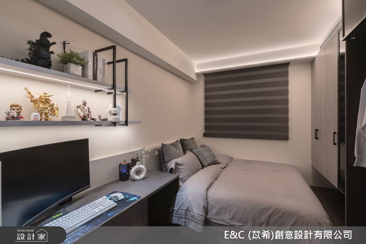 61坪中古屋(5~15年)＿現代簡約風臥室案例圖片＿苡希E&C創意設計有限公司＿苡希_29.新北_61坪現代簡約風之22