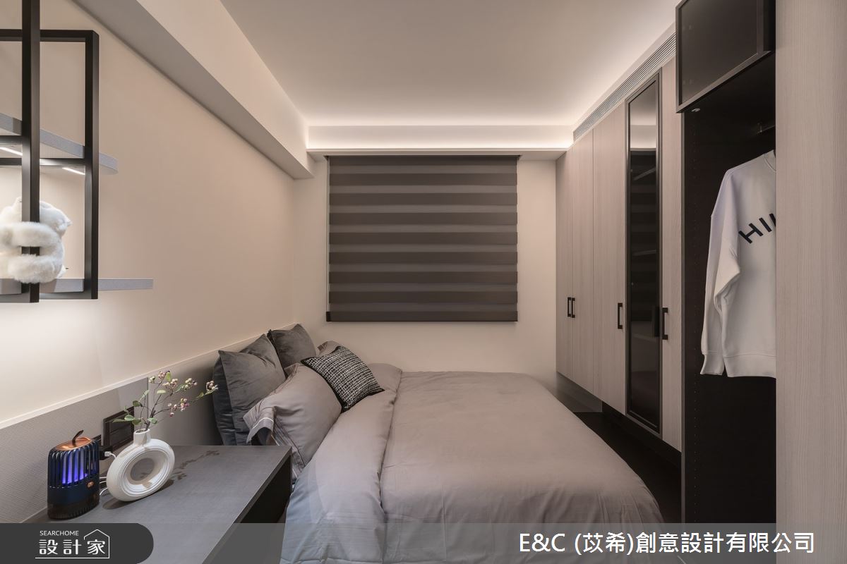 61坪中古屋(5~15年)＿現代簡約風臥室案例圖片＿苡希E&C創意設計有限公司＿苡希_29.新北_61坪現代簡約風之23