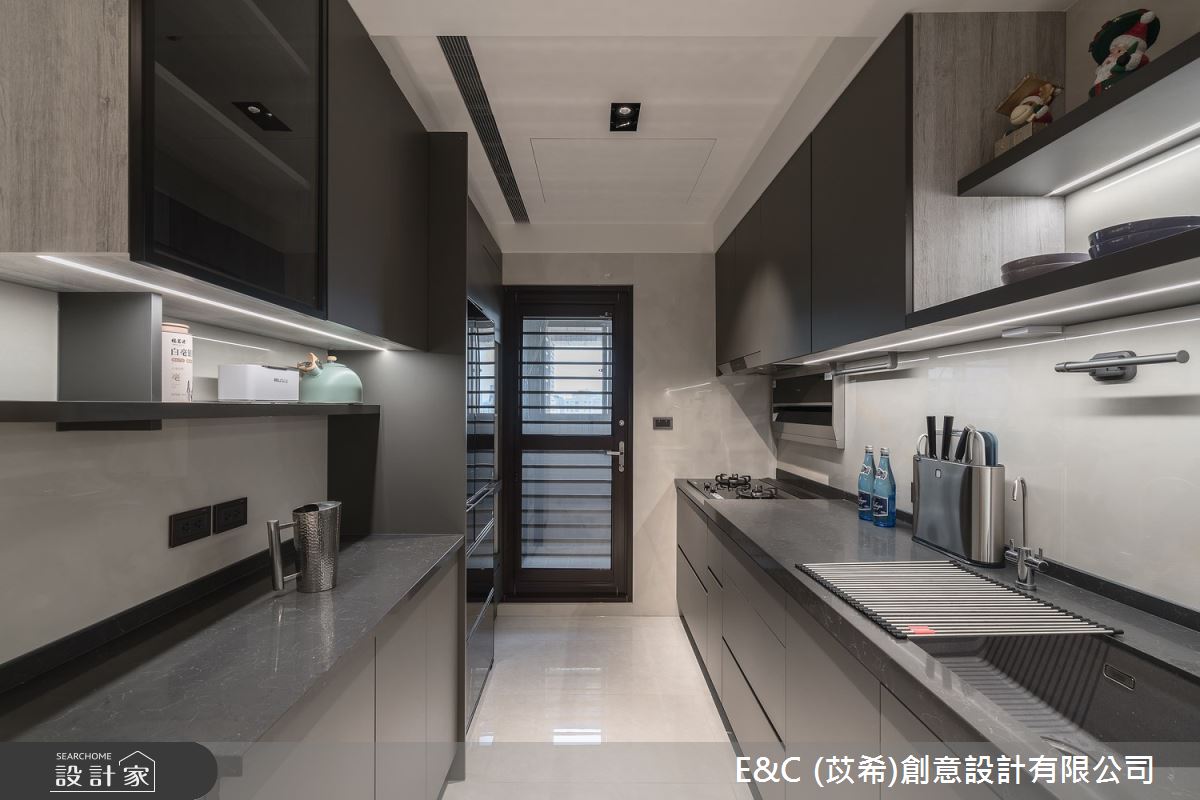 61坪中古屋(5~15年)＿現代簡約風廚房案例圖片＿苡希E&C創意設計有限公司＿苡希_29.新北_61坪現代簡約風之14