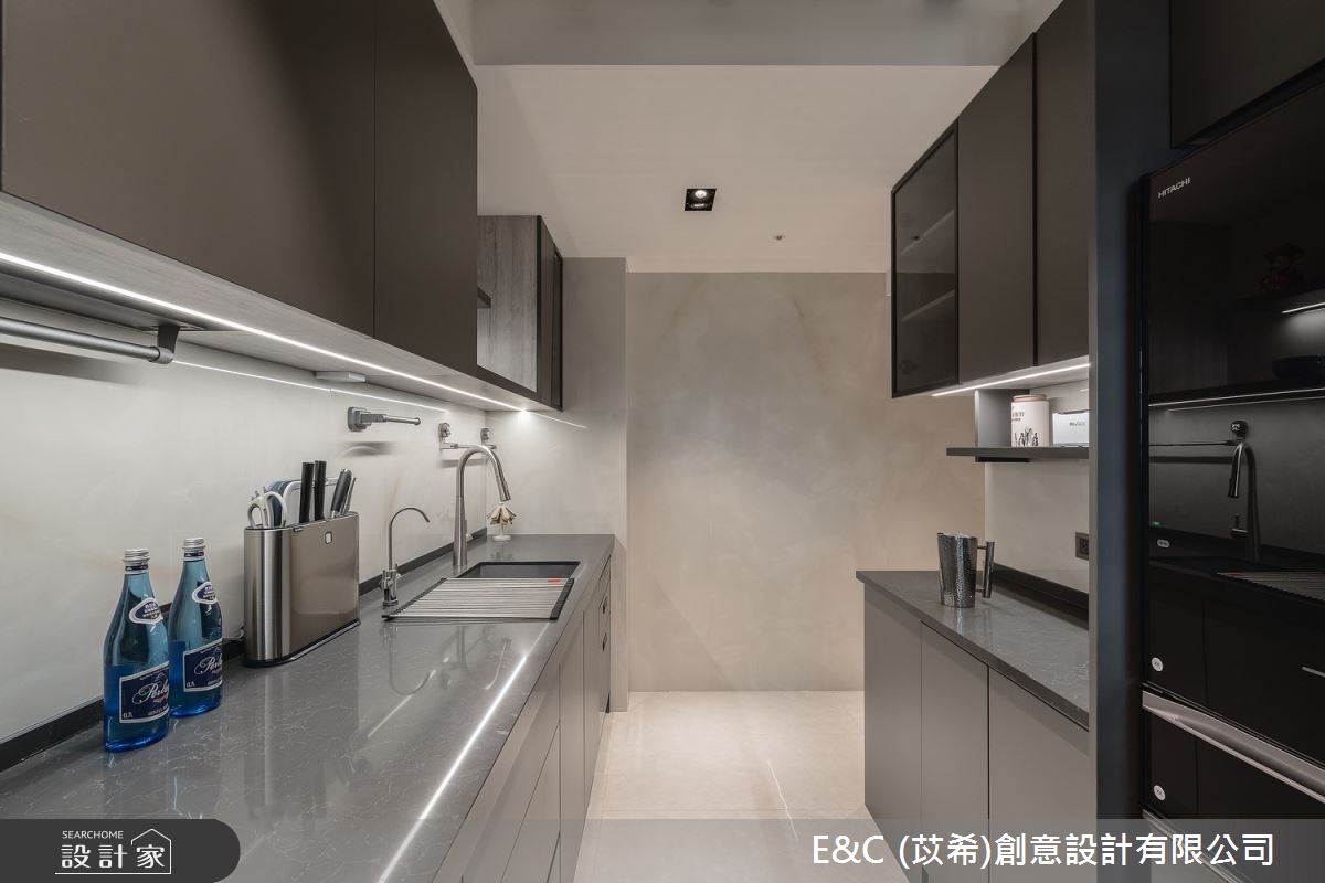 61坪中古屋(5~15年)＿現代簡約風廚房案例圖片＿苡希E&C創意設計有限公司＿苡希_29.新北_61坪現代簡約風之15