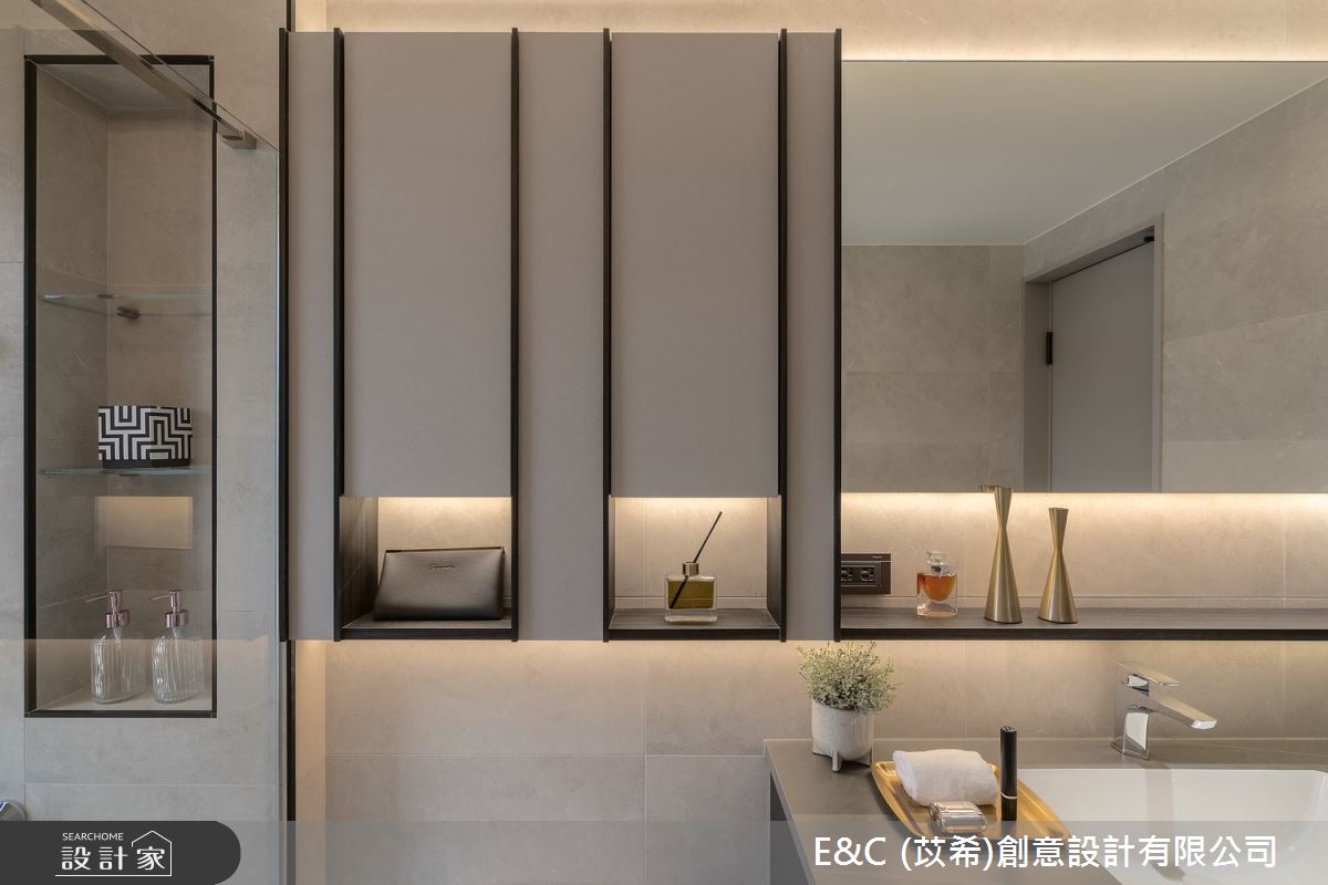 61坪中古屋(5~15年)＿現代簡約風浴室案例圖片＿苡希E&C創意設計有限公司＿苡希_29.新北_61坪現代簡約風之25
