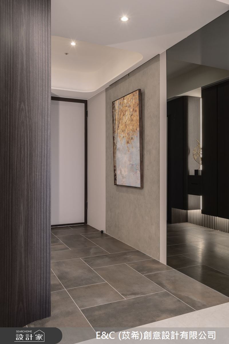61坪中古屋(5~15年)＿現代簡約風玄關案例圖片＿苡希E&C創意設計有限公司＿苡希_29.新北_61坪現代簡約風之3