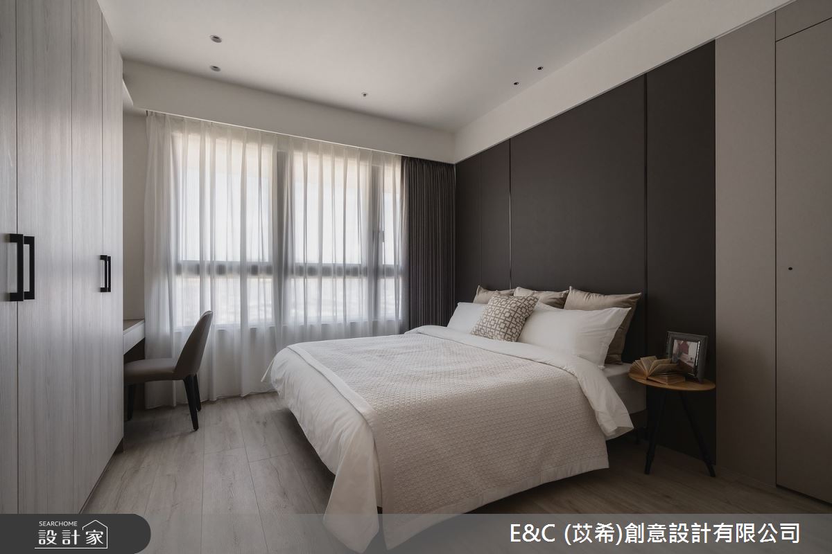 50坪新成屋(5年以下)＿現代簡約風臥室案例圖片＿苡希E&C創意設計有限公司＿苡希_30.新北_50坪現代簡約風之149