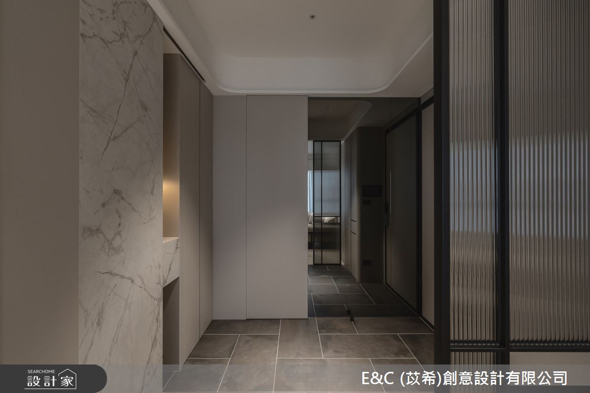 50坪新成屋(5年以下)＿現代簡約風玄關案例圖片＿苡希E&C創意設計有限公司＿苡希_30.新北_50坪現代簡約風之9