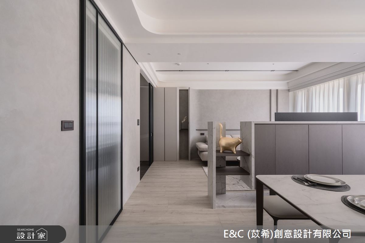 50坪新成屋(5年以下)＿現代簡約風客廳餐廳案例圖片＿苡希E&C創意設計有限公司＿苡希_30.新北_50坪現代簡約風之6