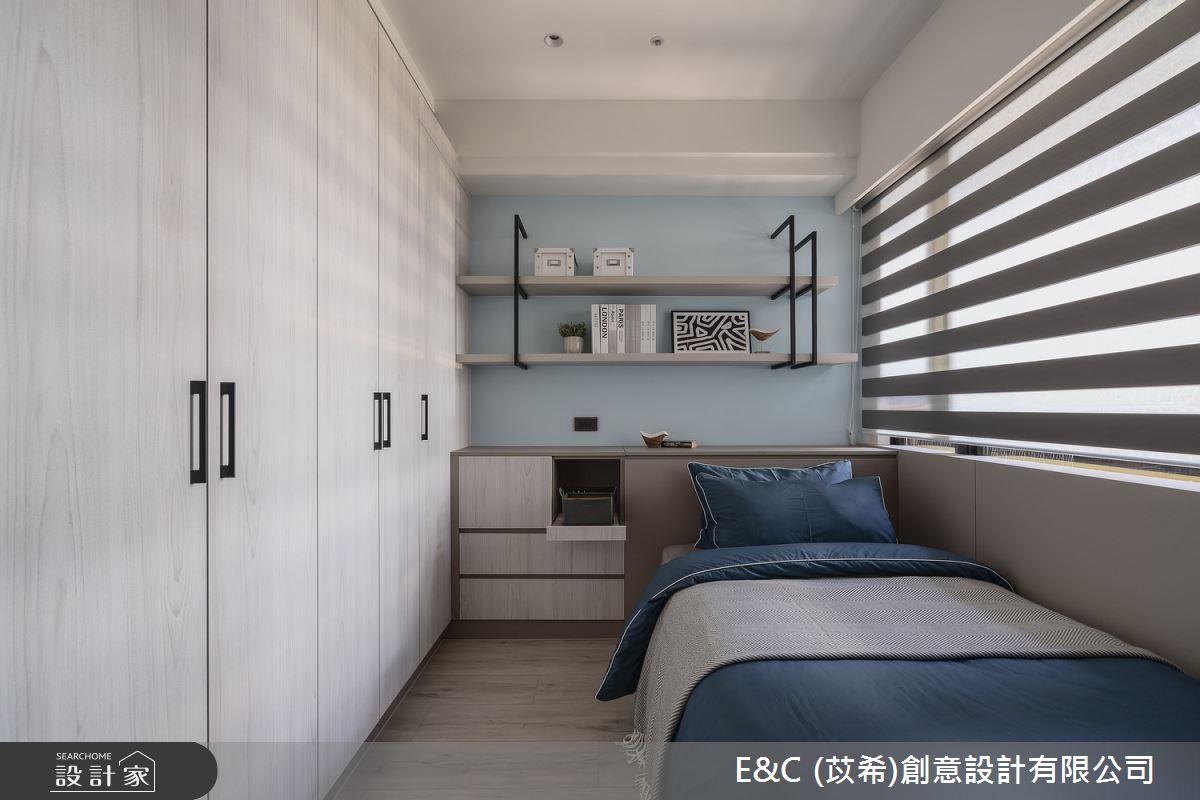 50坪新成屋(5年以下)＿現代簡約風臥室案例圖片＿苡希E&C創意設計有限公司＿苡希_30.新北_50坪現代簡約風之25