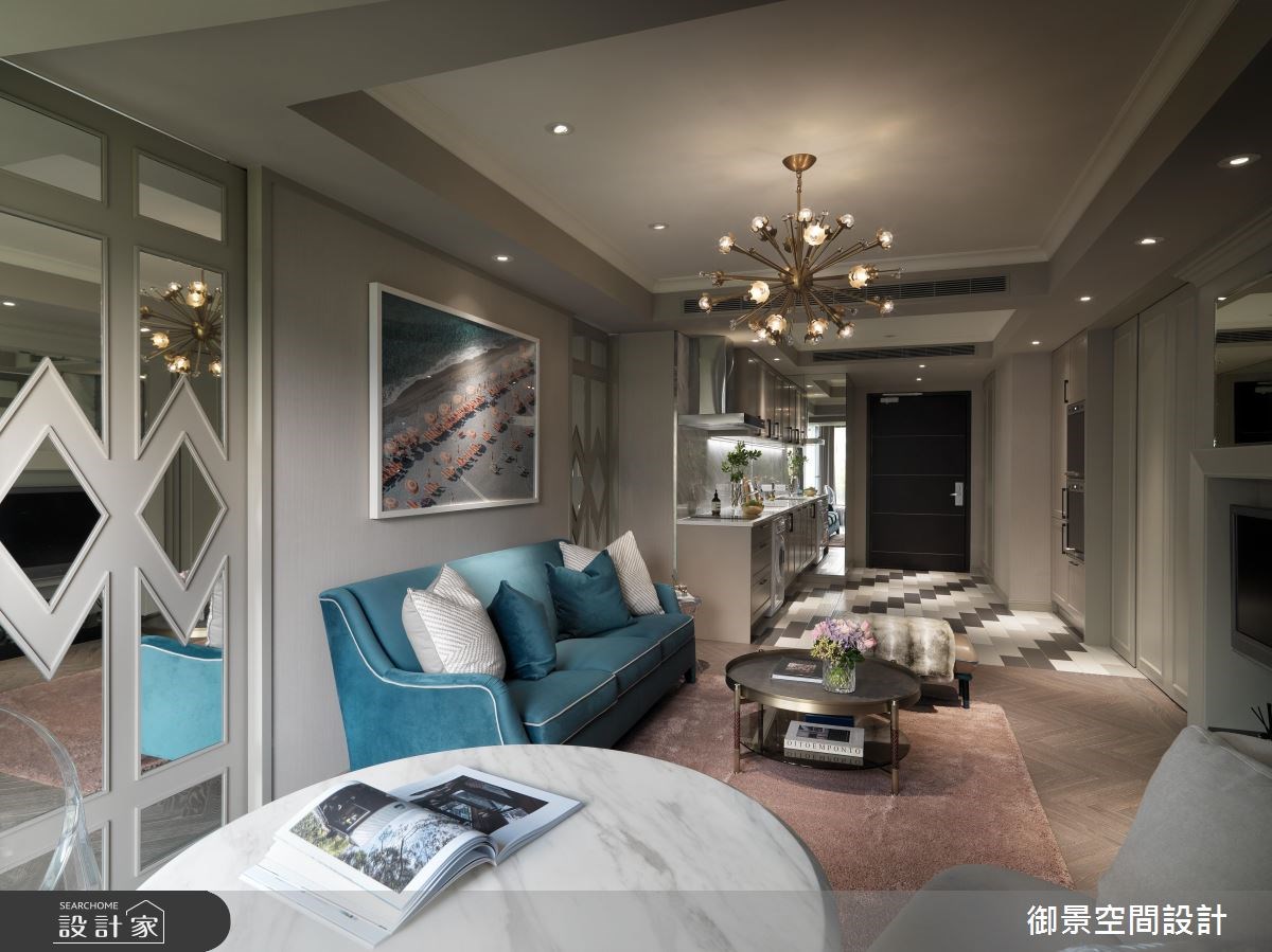 25坪中古屋(5~15年)＿混搭風玄關客廳廚房案例圖片＿Palladio 御景設計＿御景_04之7