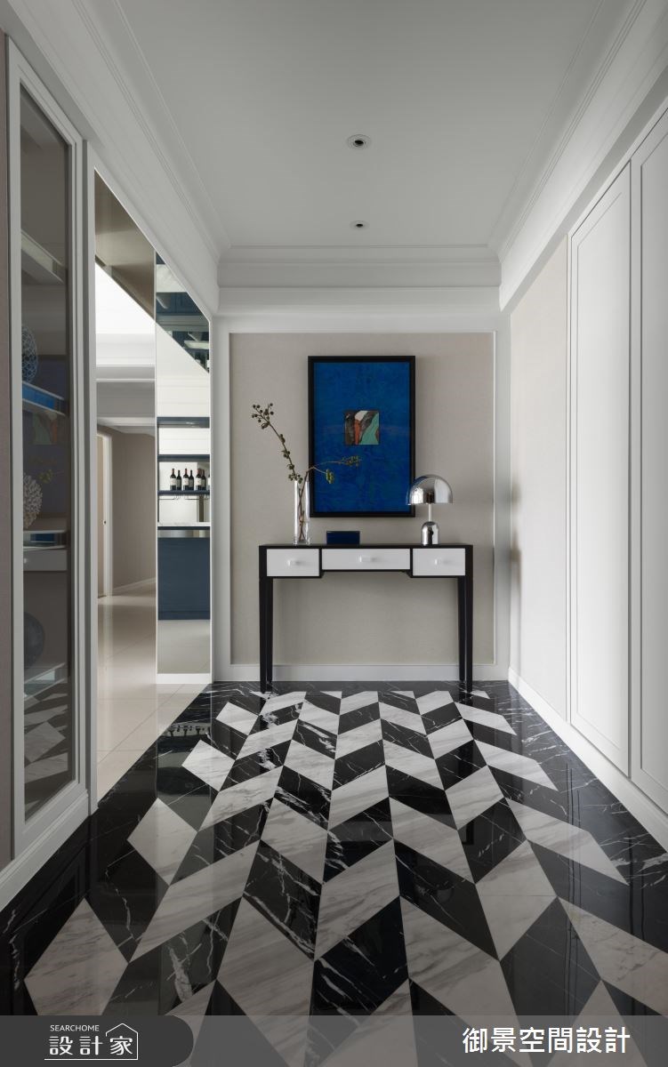 55坪新成屋(5年以下)＿混搭風玄關案例圖片＿Palladio 御景設計＿御景_05之1