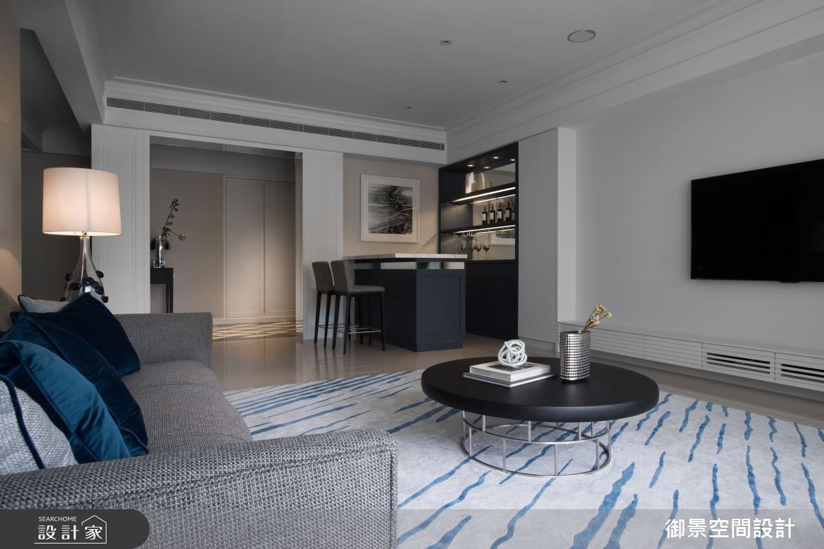 55坪新成屋(5年以下)＿混搭風客廳吧檯案例圖片＿Palladio 御景設計＿御景_05之5