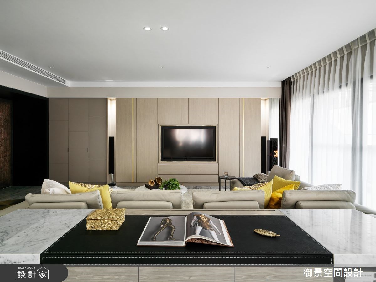 75坪新成屋(5年以下)＿奢華風客廳案例圖片＿Palladio 御景設計＿御景_07之5