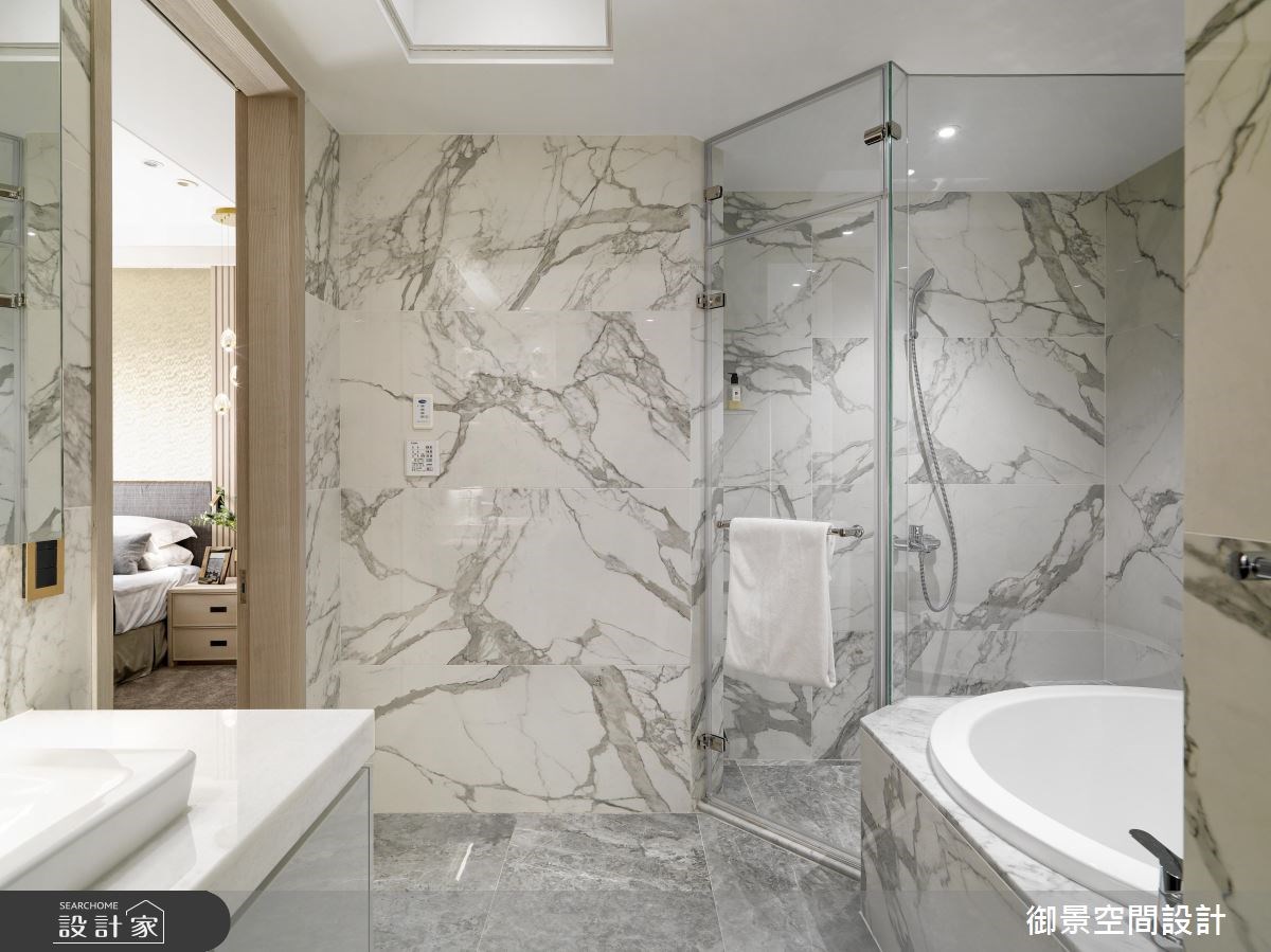 75坪新成屋(5年以下)＿奢華風臥室浴室案例圖片＿Palladio 御景設計＿御景_07之14