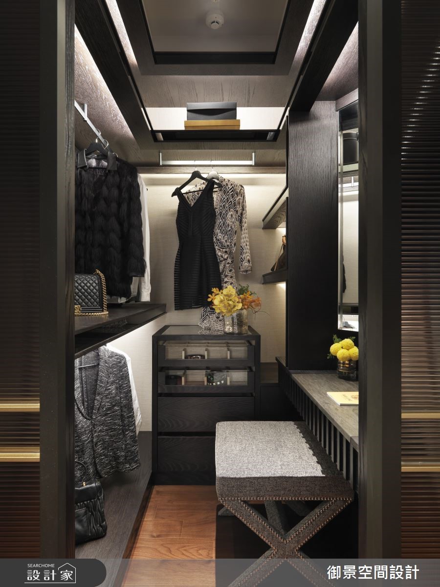 65坪新成屋(5年以下)＿奢華風更衣間案例圖片＿Palladio 御景設計＿御景_08之11