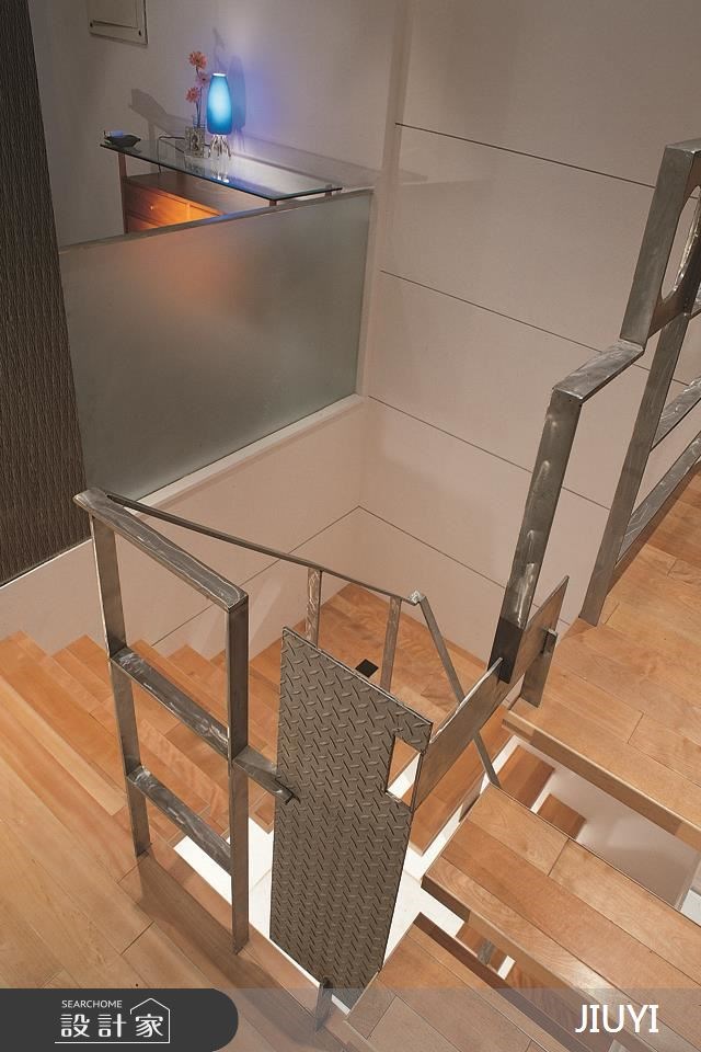 90坪新成屋(5年以下)＿混搭風樓梯案例圖片＿俱意設計＿俱意_04之7
