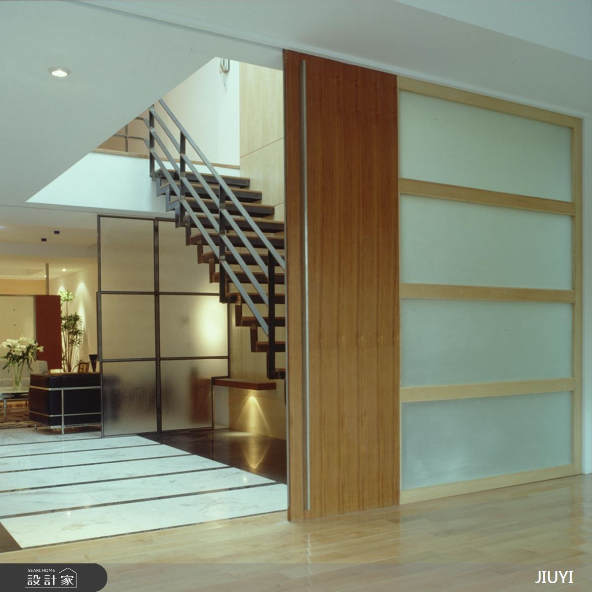 70坪老屋(16~30年)＿混搭風客廳樓梯案例圖片＿俱意設計＿俱意_21之9