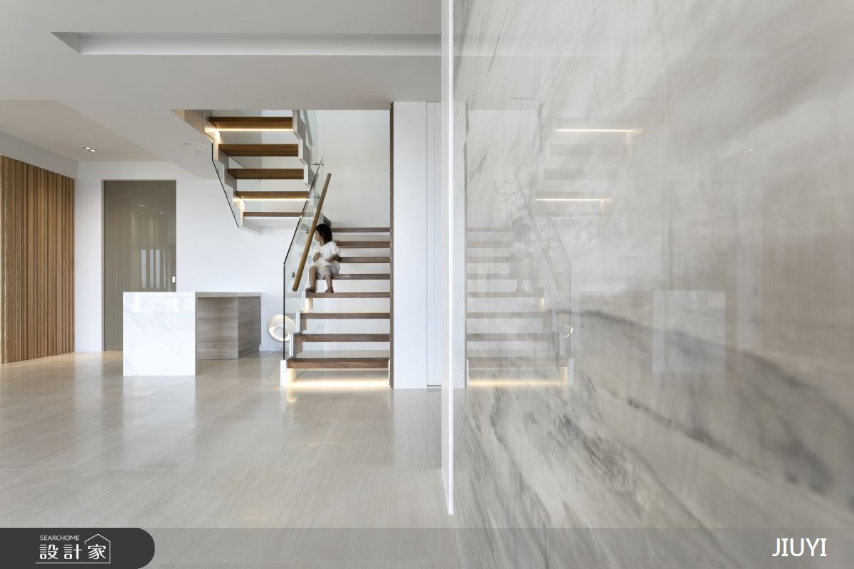150坪新成屋(5年以下)＿現代風餐廳樓梯案例圖片＿俱意設計＿俱意_34之4