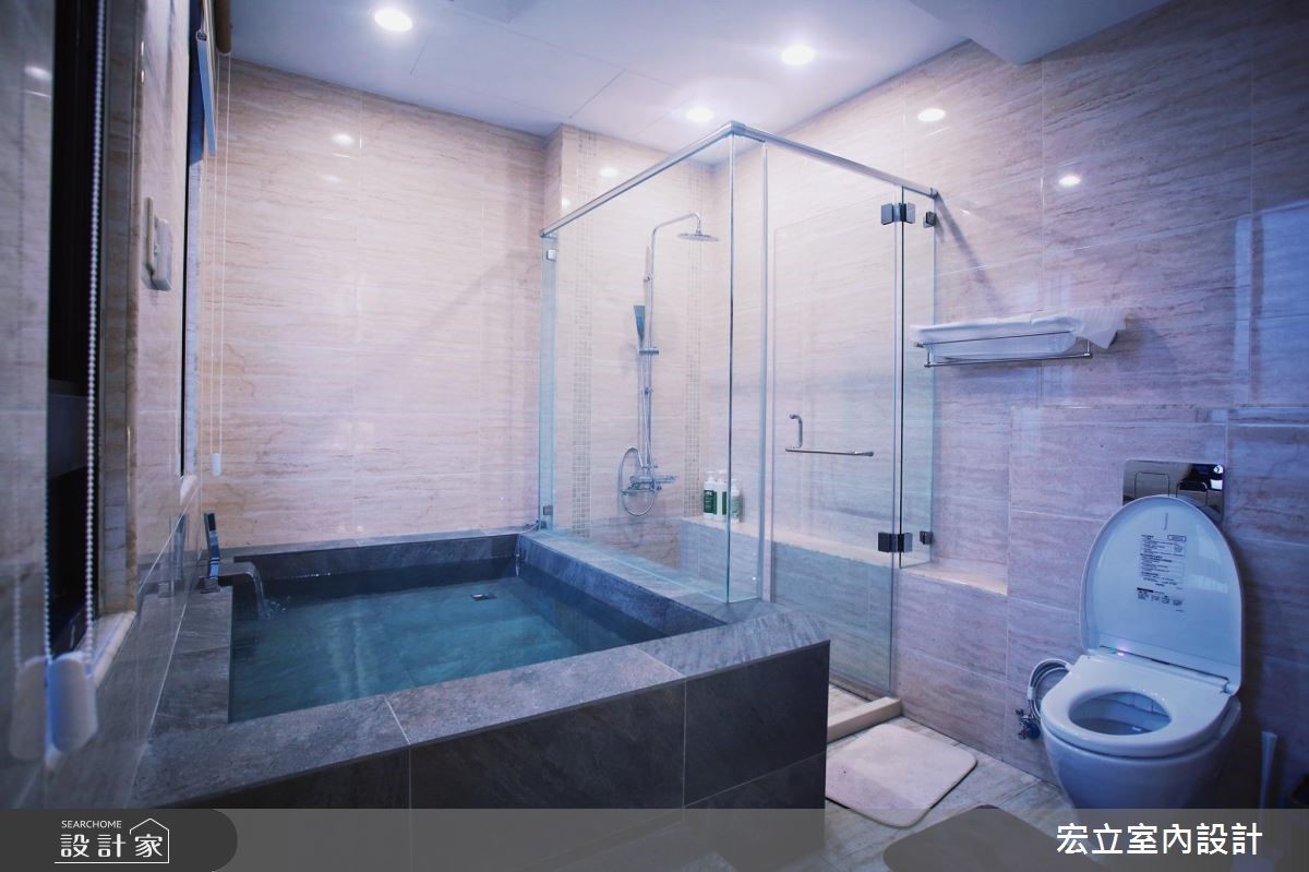 60坪新成屋(5年以下)＿新古典浴室案例圖片＿宏立室內設計＿宏立_01之13