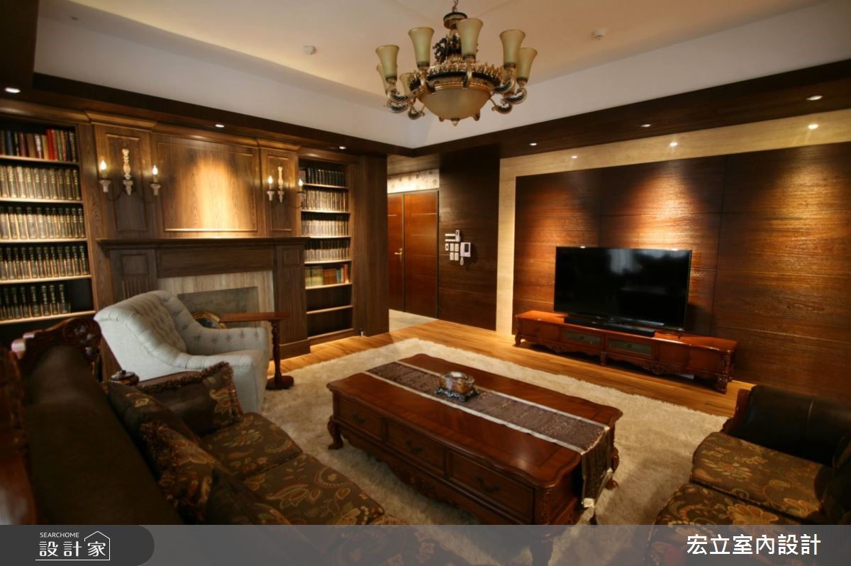 60坪新成屋(5年以下)＿新古典客廳案例圖片＿宏立室內設計＿宏立_01之2