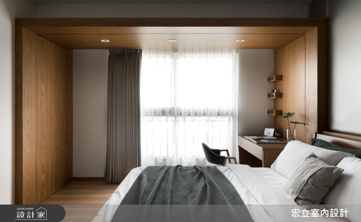 50坪新成屋(5年以下)＿混搭風臥室案例圖片＿宏立室內設計＿宏立_02之15