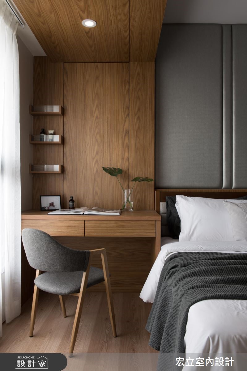 50坪新成屋(5年以下)＿混搭風臥室案例圖片＿宏立室內設計＿宏立_02之16