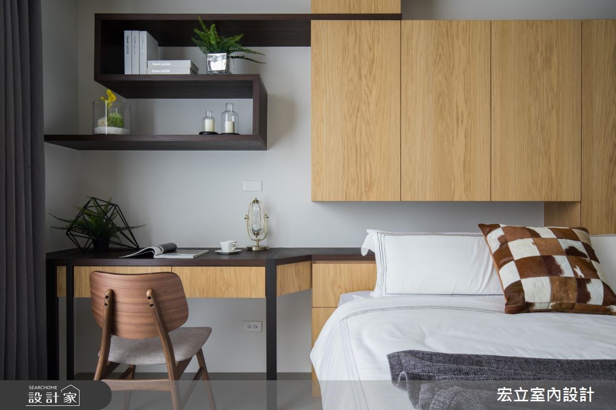 45坪新成屋(5年以下)＿混搭風臥室案例圖片＿宏立室內設計＿宏立_03之22
