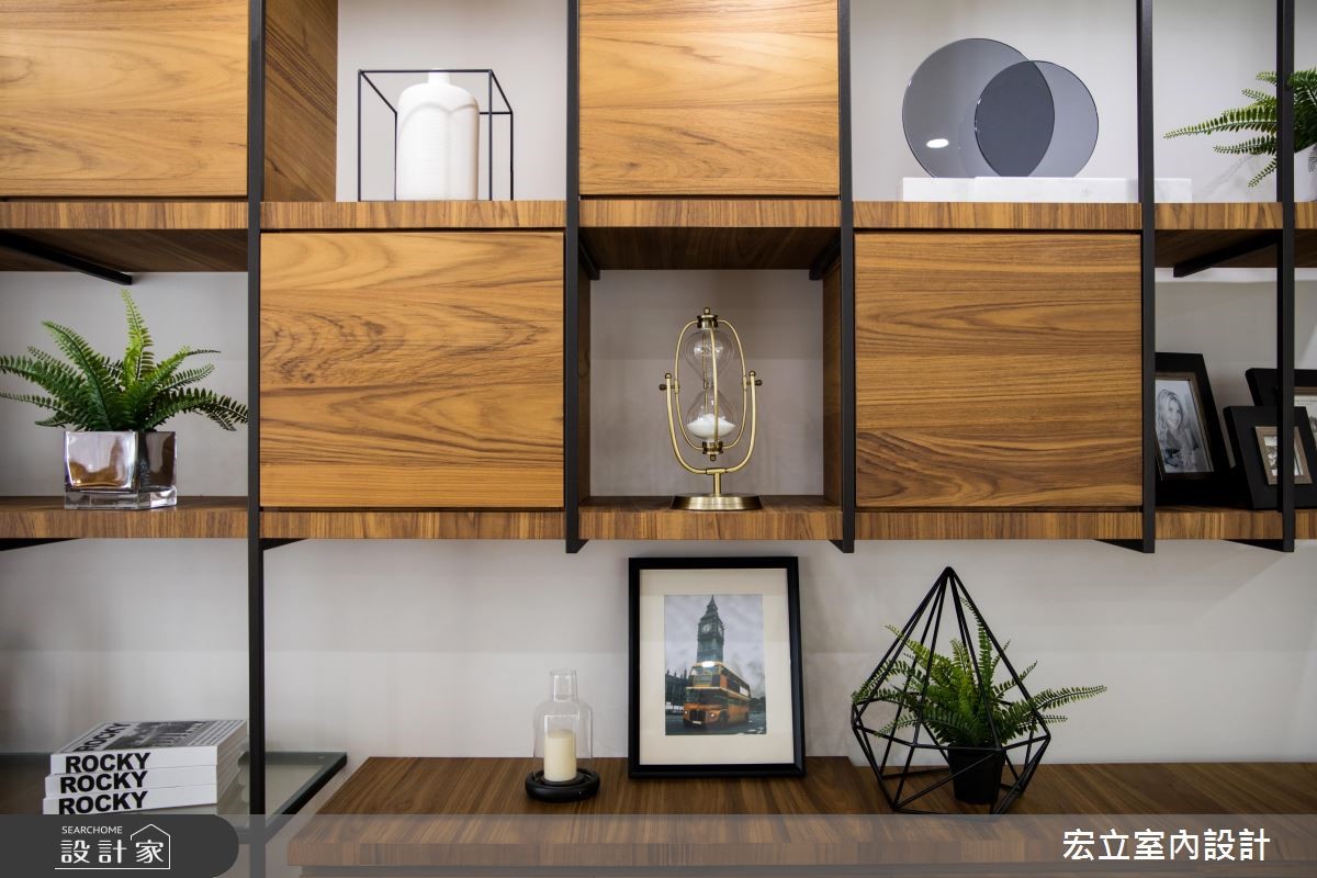 45坪新成屋(5年以下)＿混搭風工作區案例圖片＿宏立室內設計＿宏立_03之16