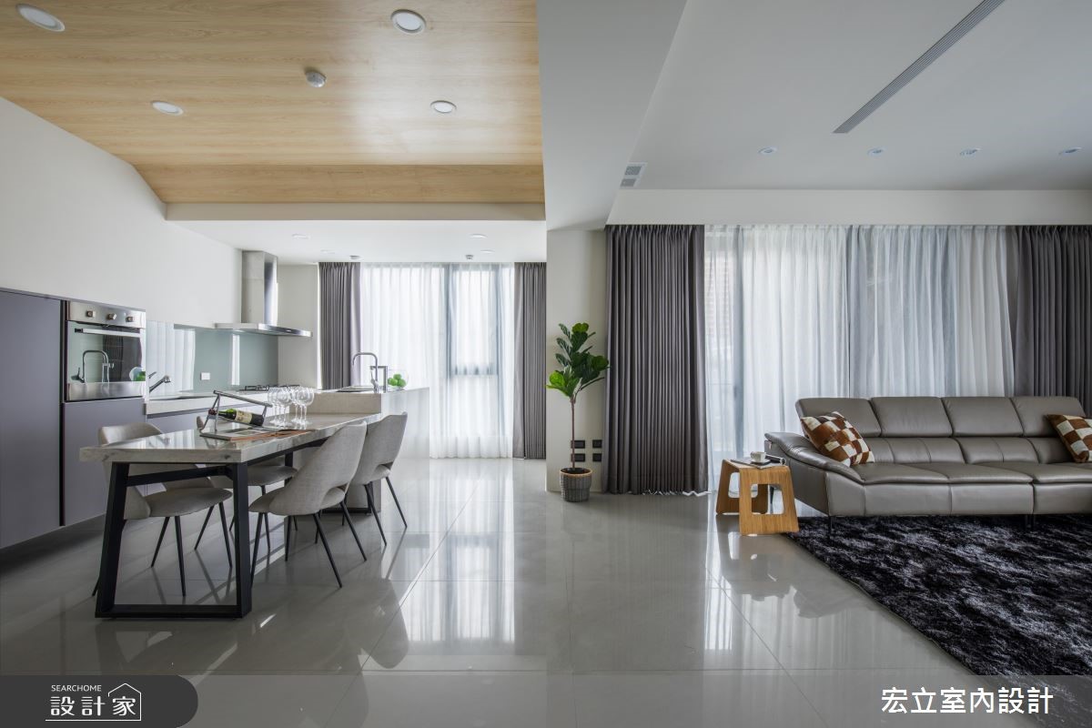 45坪新成屋(5年以下)＿混搭風餐廳案例圖片＿宏立室內設計＿宏立_03之7
