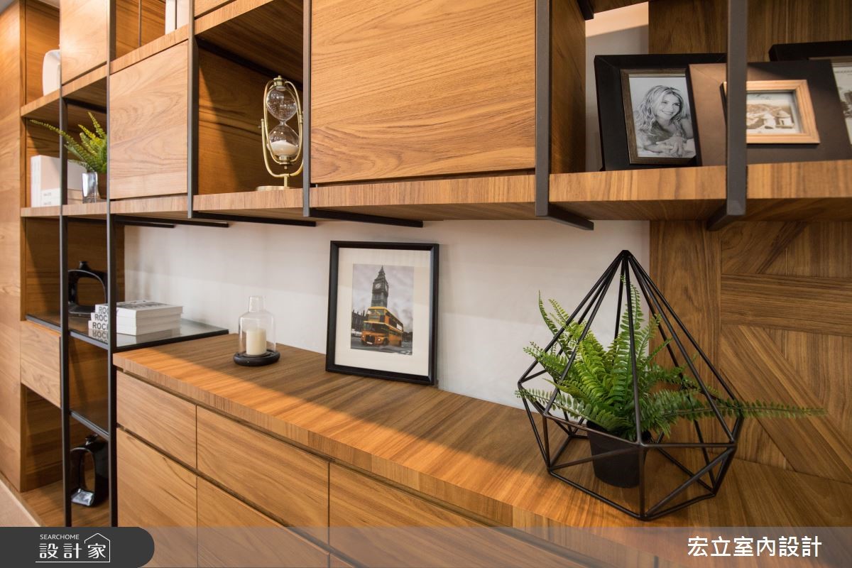 45坪新成屋(5年以下)＿混搭風工作區案例圖片＿宏立室內設計＿宏立_03之14