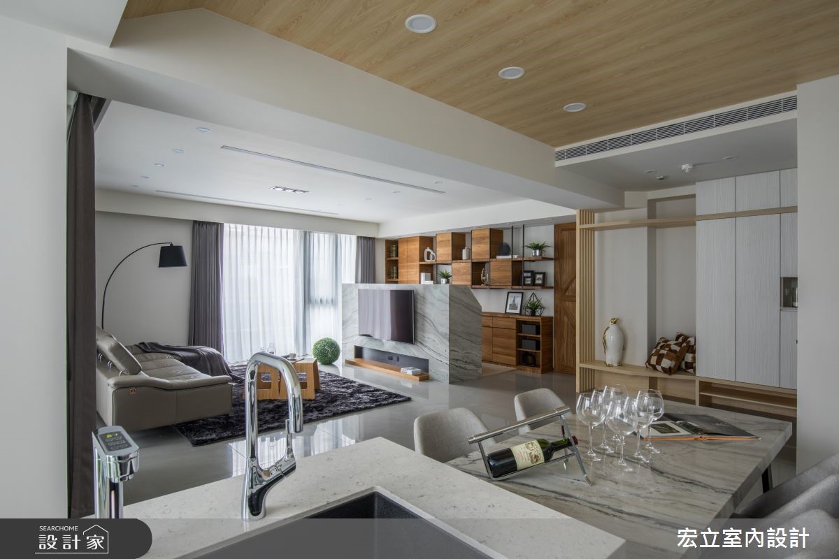 45坪新成屋(5年以下)＿混搭風餐廳案例圖片＿宏立室內設計＿宏立_03之11