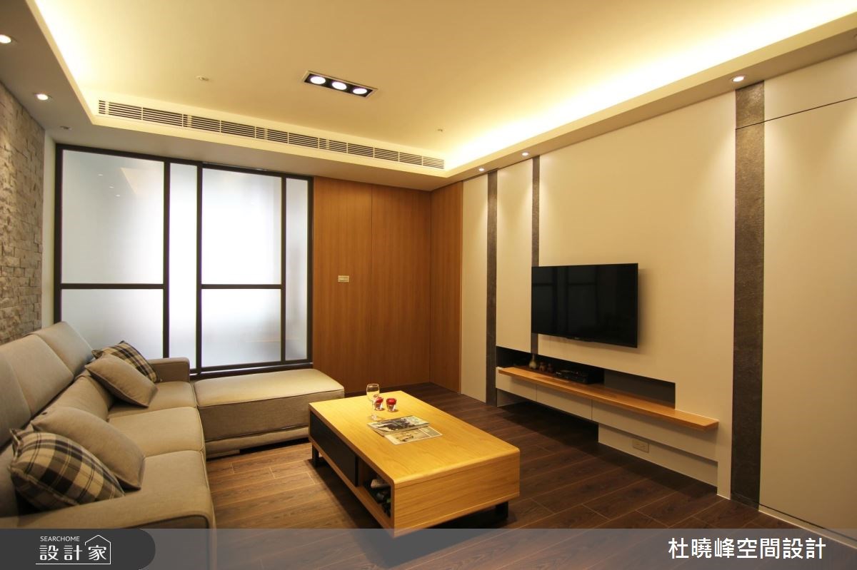18坪新成屋(5年以下)＿休閒風客廳案例圖片＿杜曉峰澔漢空間設計＿杜曉峰_01之1