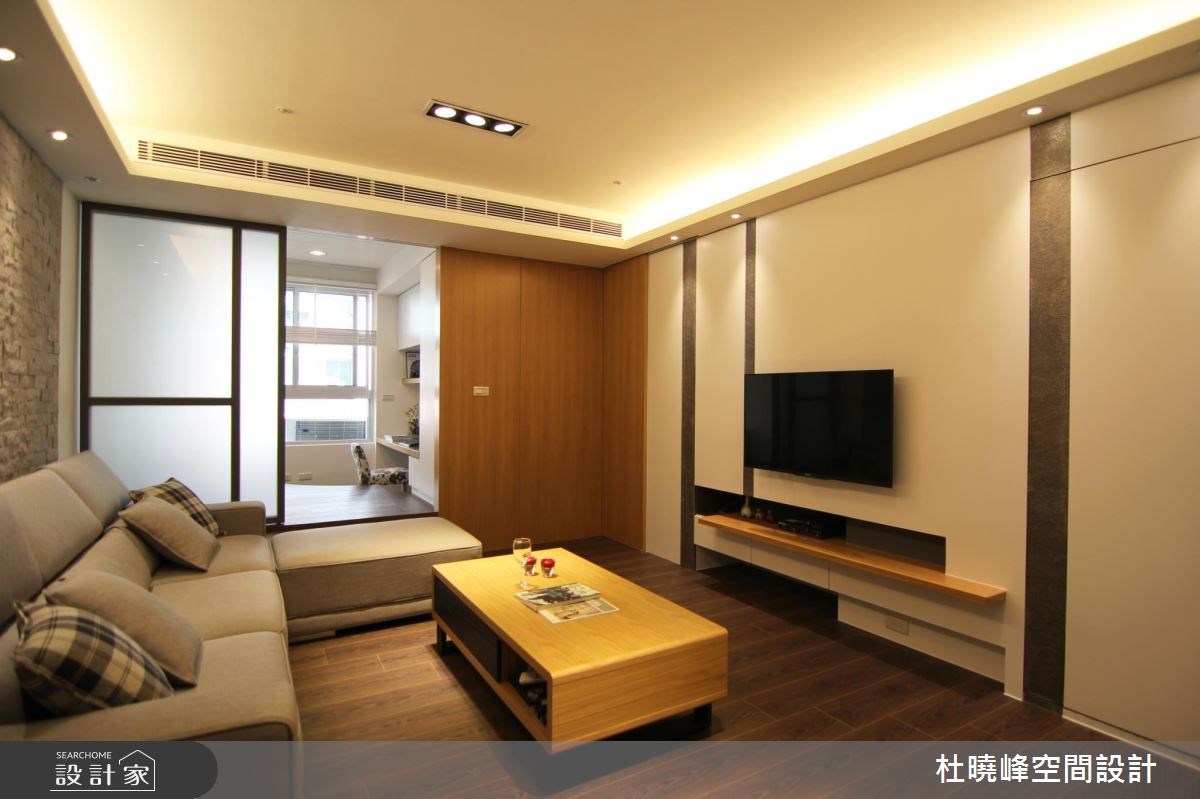 18坪新成屋(5年以下)＿休閒風客廳和室案例圖片＿杜曉峰澔漢空間設計＿杜曉峰_01之2