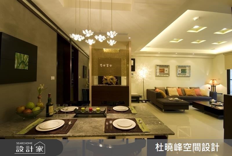 45坪新成屋(5年以下)＿現代風客廳餐廳案例圖片＿杜曉峰澔漢空間設計＿杜曉峰_04之3