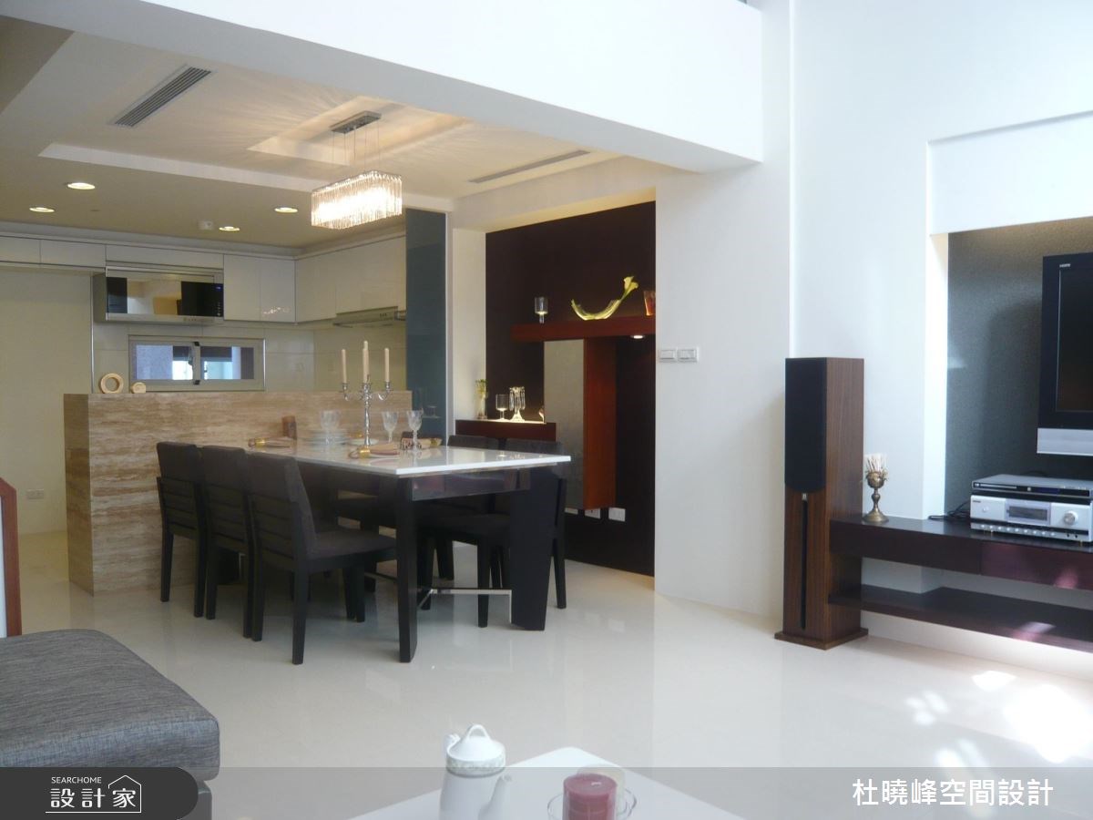 85坪新成屋(5年以下)＿休閒風客廳餐廳廚房案例圖片＿杜曉峰澔漢空間設計＿杜曉峰_06之1