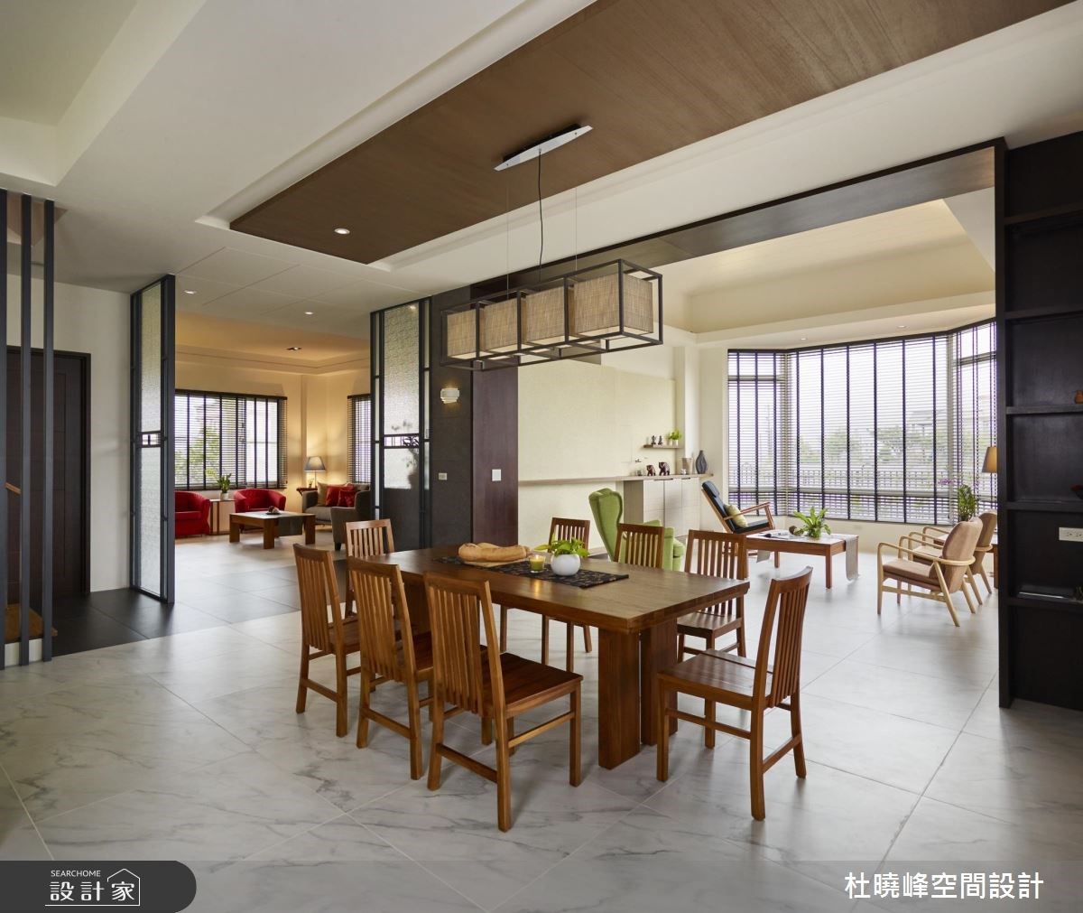 90坪新成屋(5年以下)＿鄉村風玄關客廳餐廳案例圖片＿杜曉峰澔漢空間設計＿杜曉峰_11之1