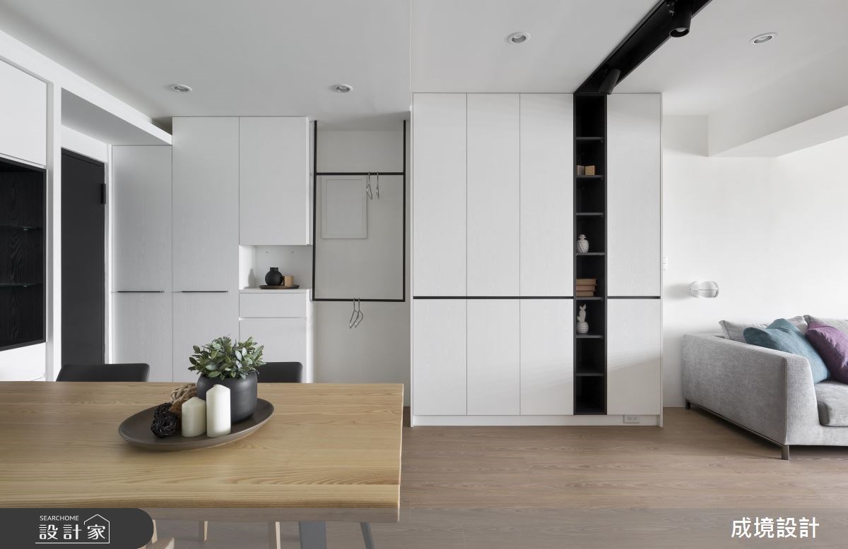 30坪老屋(16~30年)＿現代風玄關客廳餐廳案例圖片＿成境設計＿成境_03之2