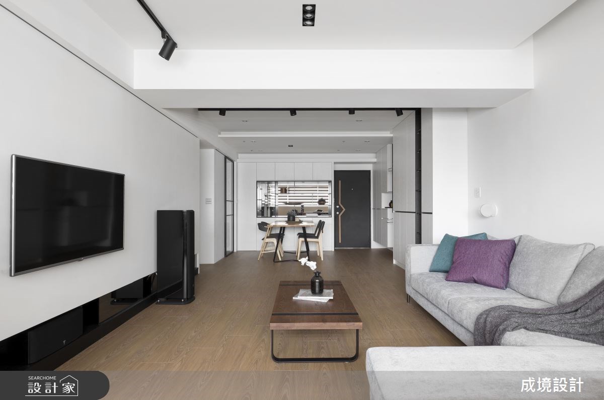 30坪老屋(16~30年)＿現代風玄關客廳餐廳案例圖片＿成境設計＿成境_03之7
