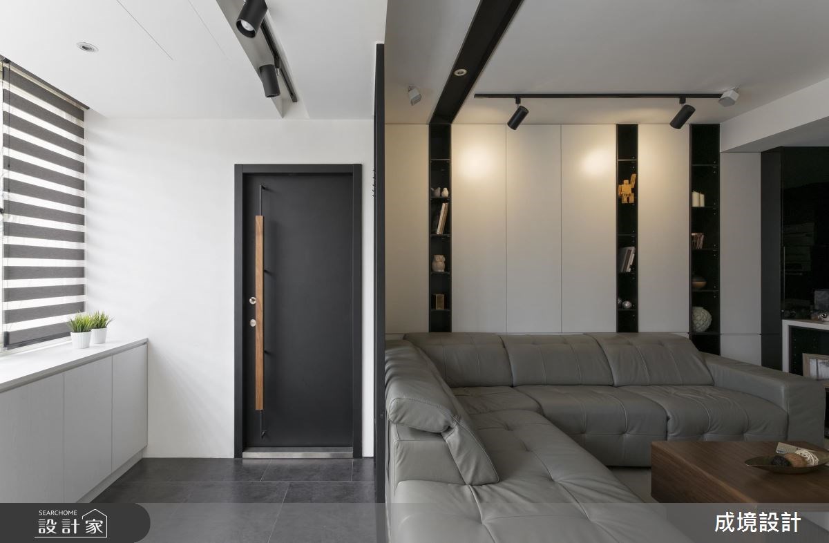 30坪老屋(16~30年)＿現代風玄關客廳案例圖片＿成境設計＿成境_08之1