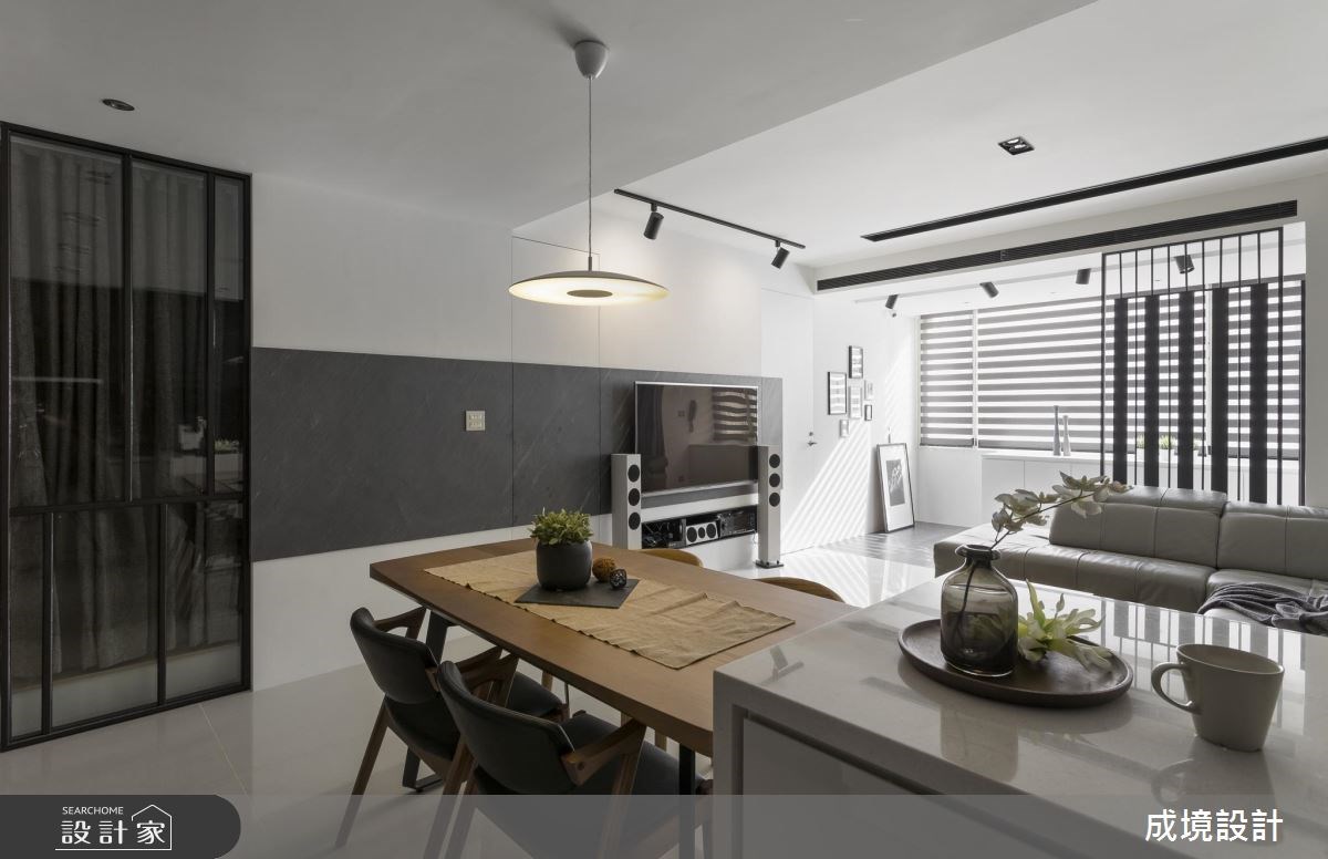 30坪老屋(16~30年)＿現代風客廳餐廳案例圖片＿成境設計＿成境_08之4