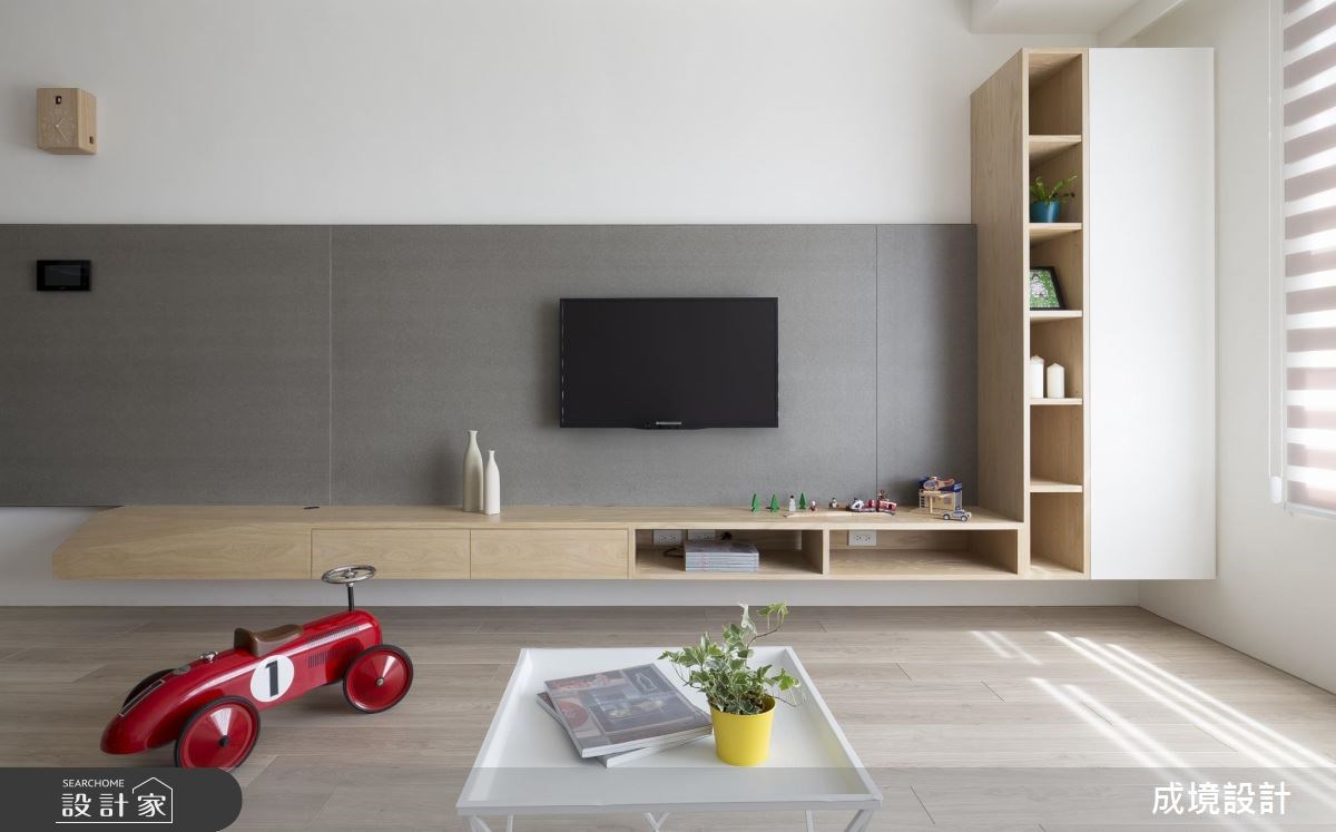 26坪新成屋(5年以下)＿北歐風客廳案例圖片＿成境設計＿成境_10之6