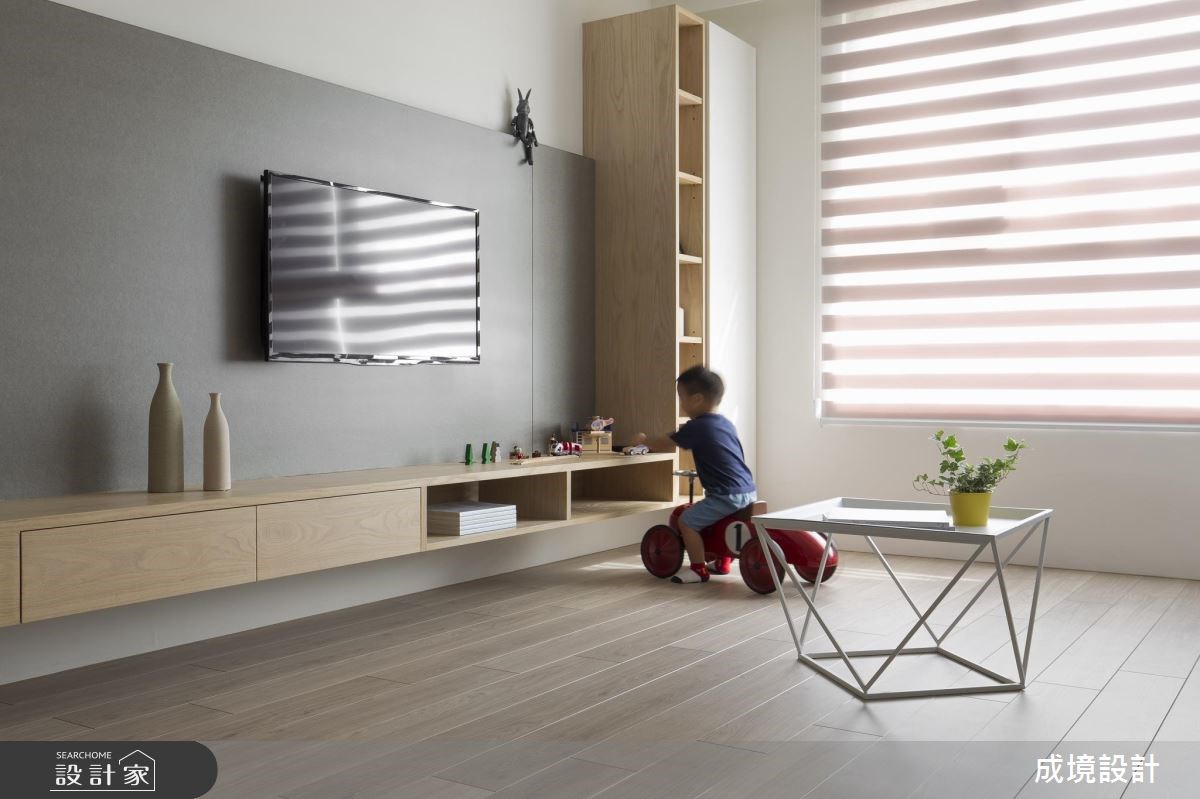 26坪新成屋(5年以下)＿北歐風客廳案例圖片＿成境設計＿成境_10之9