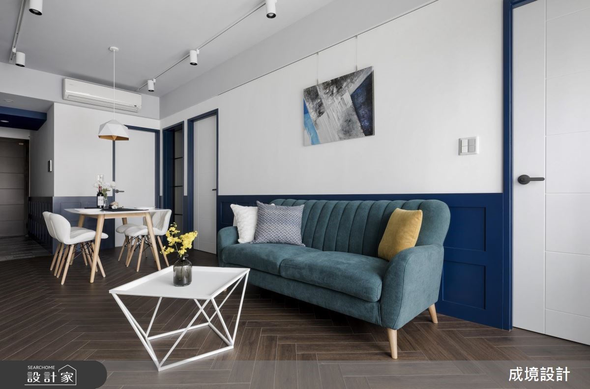 16坪新成屋(5年以下)＿混搭風客廳案例圖片＿成境設計＿成境_13之10