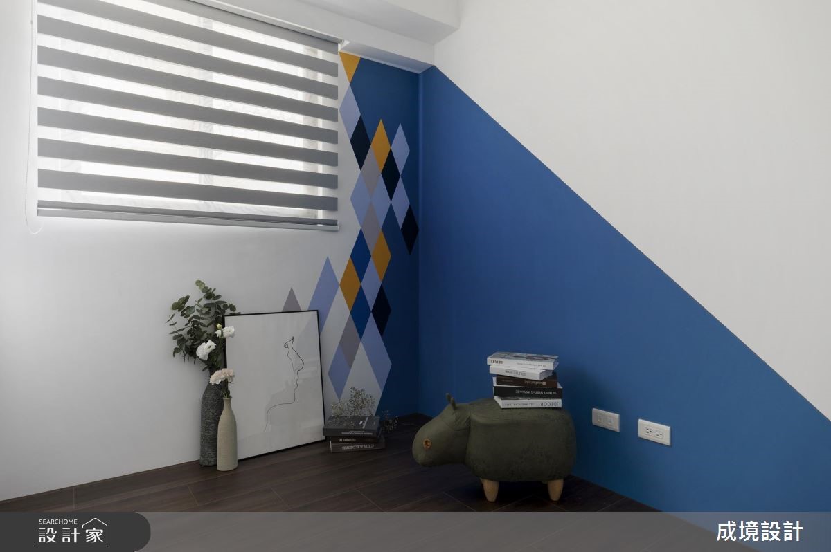 16坪新成屋(5年以下)＿混搭風臥室案例圖片＿成境設計＿成境_13之16