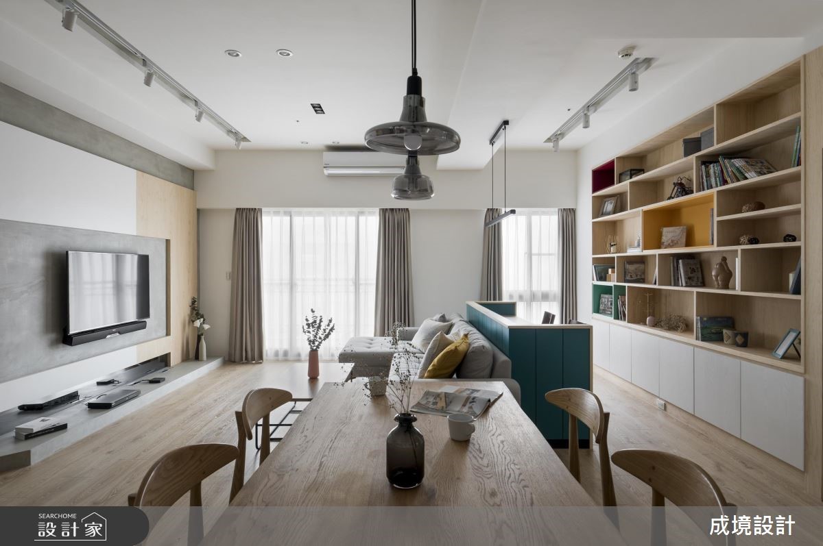 24坪中古屋(5~15年)＿北歐風餐廳案例圖片＿成境設計＿成境_朗朗之12