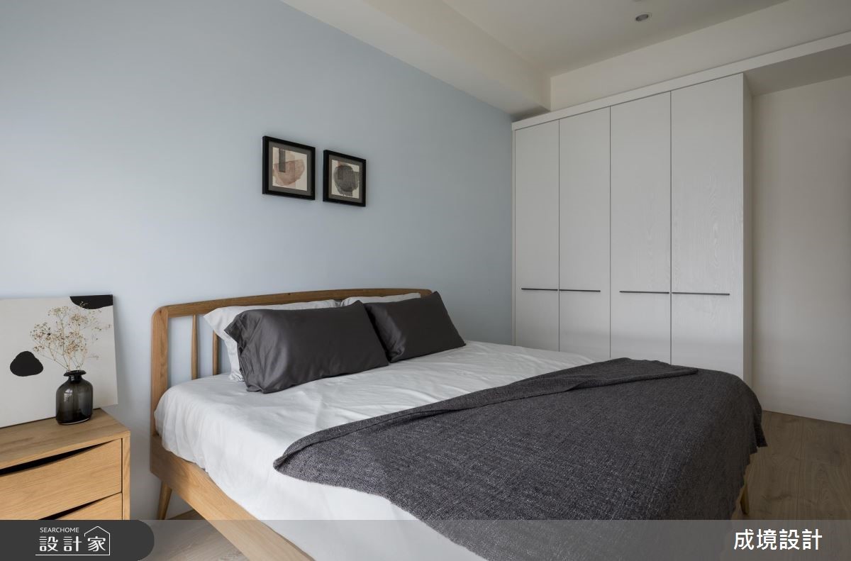 24坪中古屋(5~15年)＿北歐風臥室案例圖片＿成境設計＿成境_朗朗之24