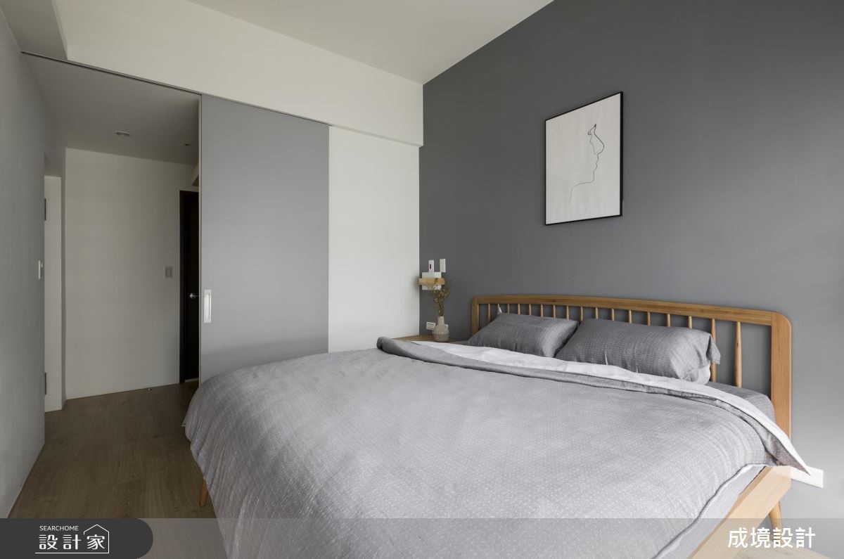 24坪中古屋(5~15年)＿北歐風臥室案例圖片＿成境設計＿成境_朗朗之19