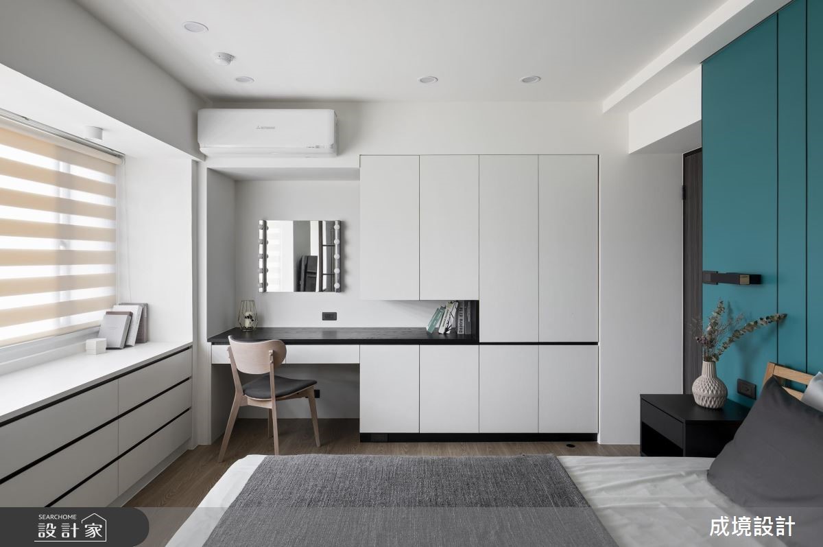 40坪中古屋(5~15年)＿北歐風臥室案例圖片＿成境設計＿成境_15之19