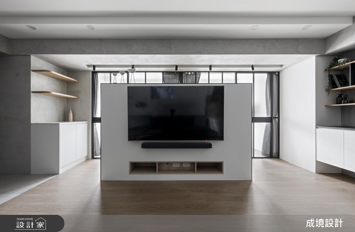 40坪中古屋(5~15年)＿北歐風客廳案例圖片＿成境設計＿成境_15之5