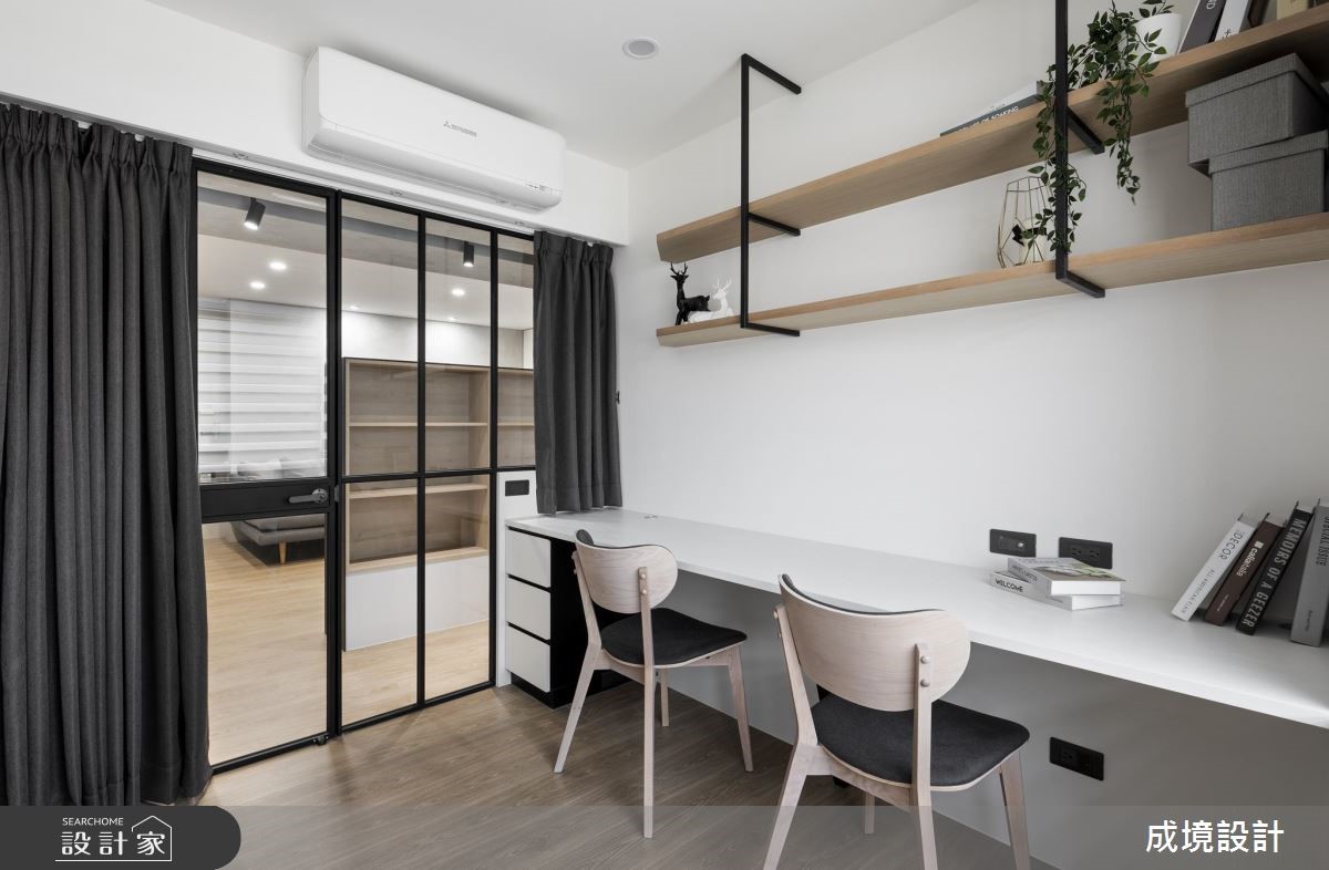 40坪中古屋(5~15年)＿北歐風書房案例圖片＿成境設計＿成境_15之15